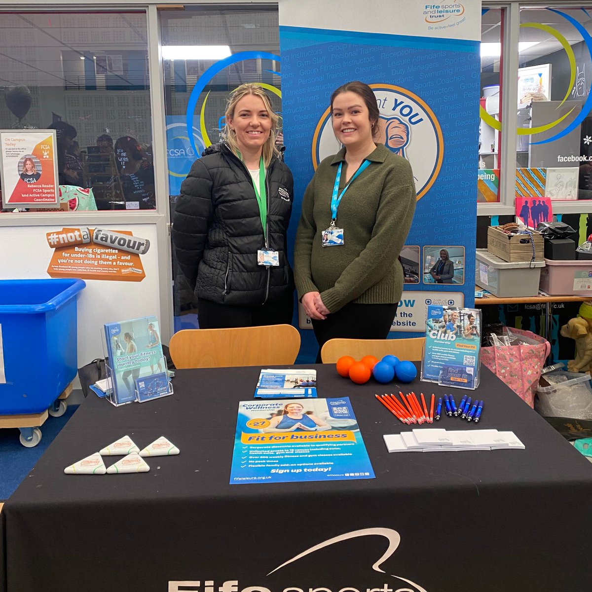 2024 is a special year for @fifecollege, as they celebrate their 125th anniversary!🎉👏 Today, Rachel and Jenny, from our Sales Team, attended to showcase our new membership alongside a host of local businesses who came together to help celebrate this amazing milestone event.🙌