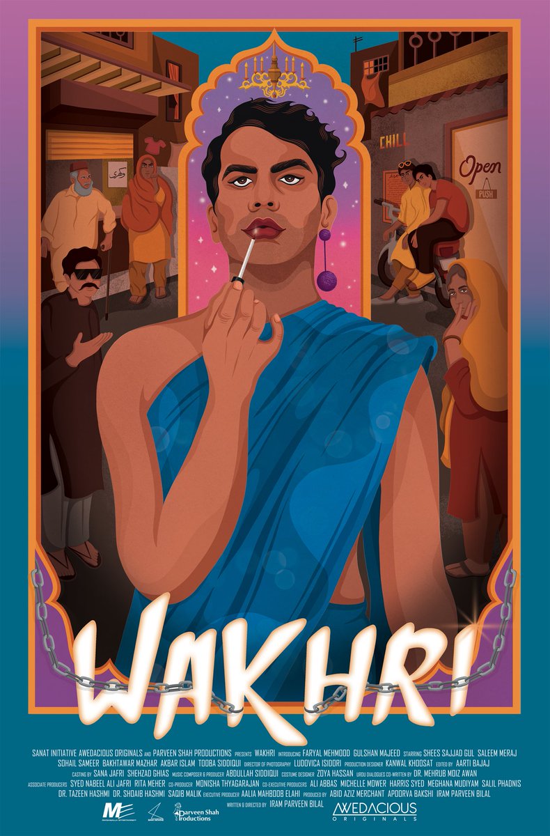 Character poster for #Wakhri featuring Gulshan Majeed as Gucchi in a brilliant performance! Wakhri (inspired by life of Qandeel Baloch) premiered at RedSea International Film Festival - Saudi Arabia’s first film festival - to rave reviews.

Catch Wakhri in local cinemas ASAP!🌟