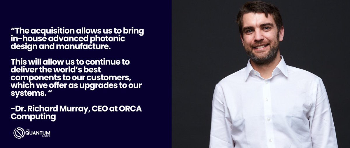 ❗ TQI Exclusive: @orcacomputing CEO, Richard Murray, on Why Integrated Photonics Division Acquisition Makes Solid Sense For Quantum 👇🏻 Read here: thequantuminsider.com/2024/02/01/tqi… #photonics #CEO #Interview #quantum #division