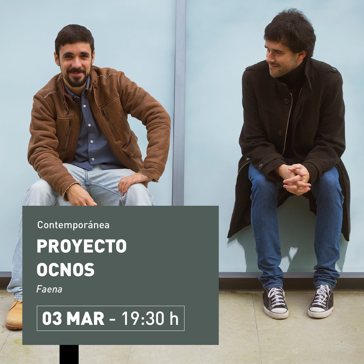 Auditoriotfe's tweet photo. 📆  Este 3 de marzo programamos el estreno absoluto de ‘Faena’, del ensemble @ProyectoOCNOS, con el bailarín Juan Luis Matilla y el artista Cachito Vallés.

🔊 El concierto se complementará con una instalación sonora en nuestro hall.

🎟️ Entradas, 15 €: https://t.co/ctsNvhOwTr https://t.co/muwyAi8mTQ