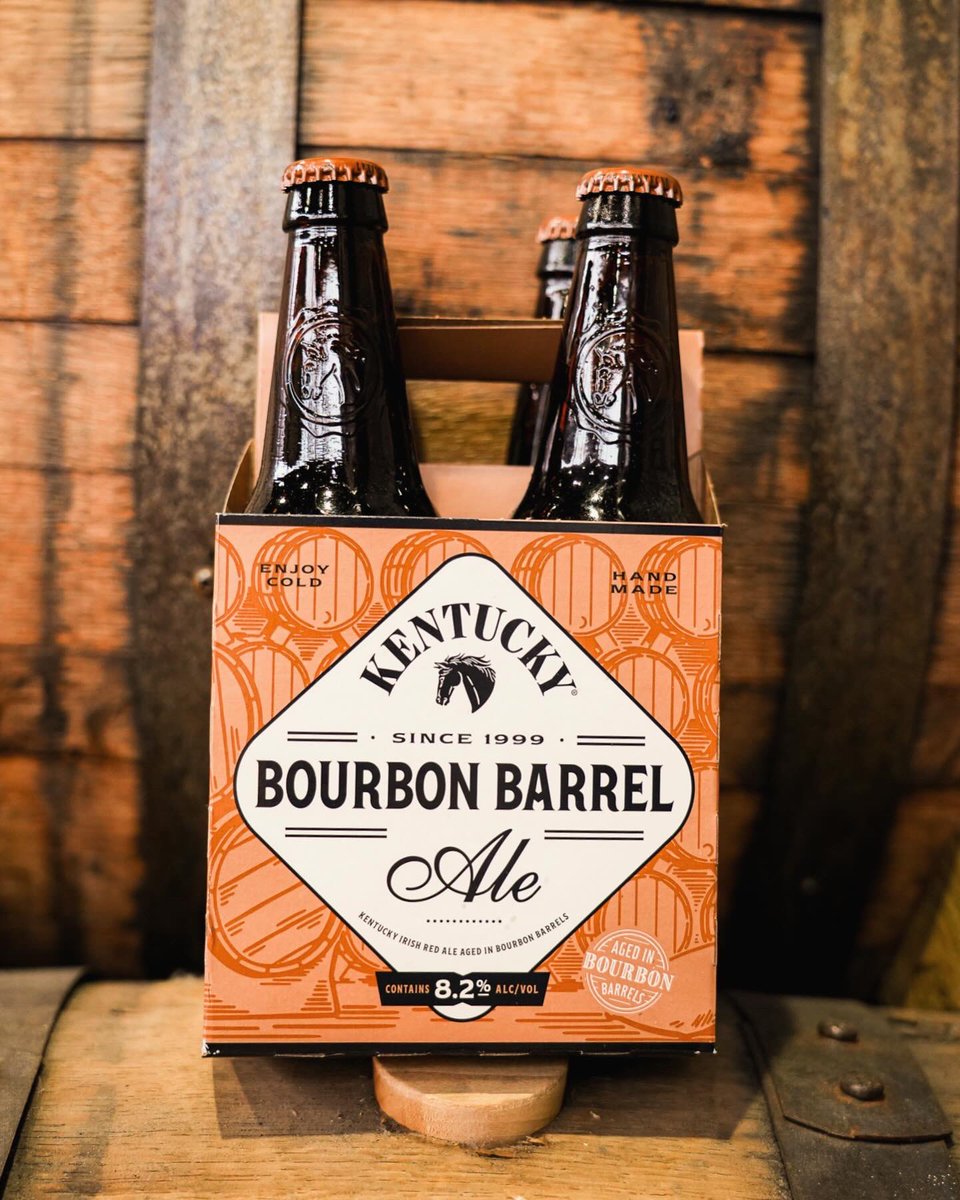 New year, new look, same great taste from your favorite Kentucky Bourbon Barrel Ale! 🍺Lookout for our new packaging and continue to enjoy our beer aged in freshly decanted Kentucky Bourbon Barrels!
