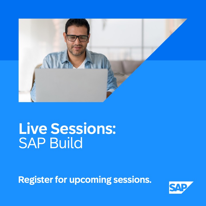 Take your SAP Build skills to new heights with our live sessions, offering insights to specific topics and detailed explanations. imsap.co/6014pl92j