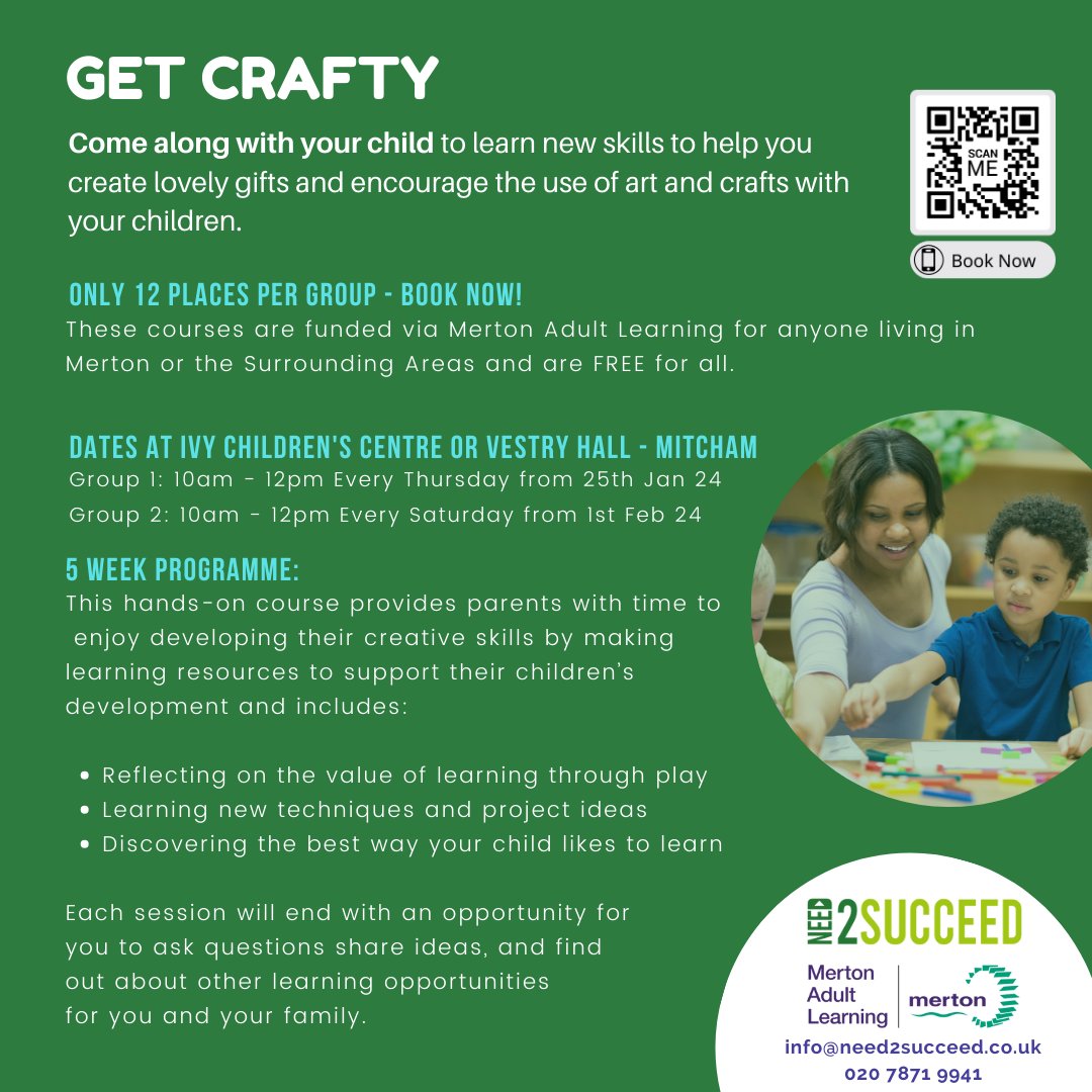 Need2SucceedUK's tweet photo. Empower Yourself as a Parent! 

Discover new techniques and skills to support your child's development with our funded Family Learning workshops. Places are being booked every minute, register here while spaces last - https://t.co/GZYIL8v3Xp https://t.co/pbGYyqDVbM