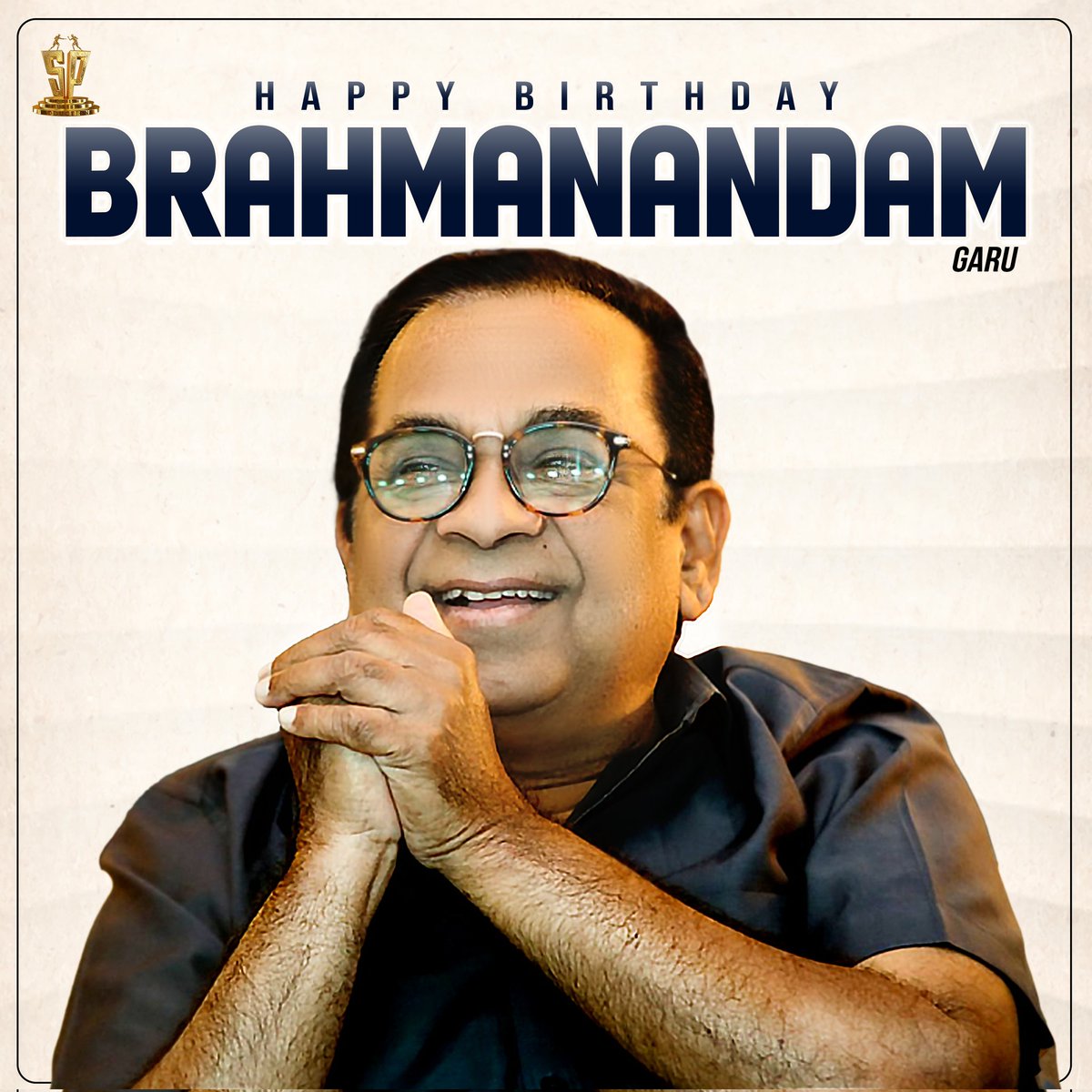 Happy birthday to the adored and esteemed actor, #Brahmanandam garu! 🎉 May the upcoming year bring him abundant laughter and excellent health! ❤️#HBDBrahmanandam