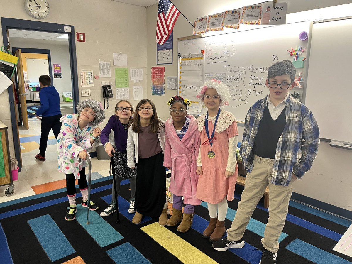 My students are 100 days smarter and maybe a little older!!!  Happy 100th day NMPS students!!