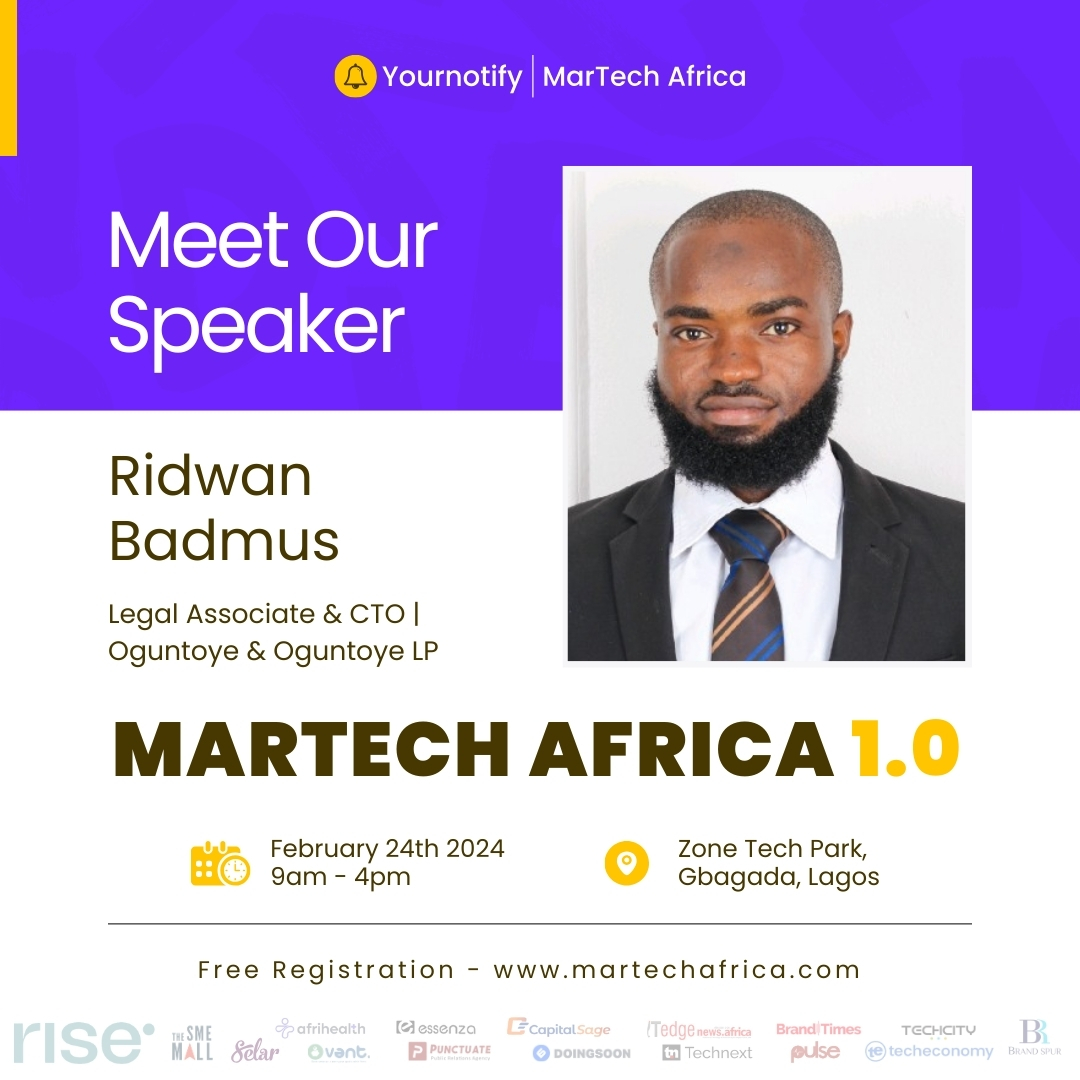 yournotify's tweet photo. Meet @legal_dev, a tech lawyer and CTO at Oguntoye &amp; Oguntoye LP.   
He is also a Senior Consultant and Privacy Technologist at FR Data Protection, a licensed and unique Data Protection Compliance Organization (DPCO). https://t.co/ZCcAW3XZzk
