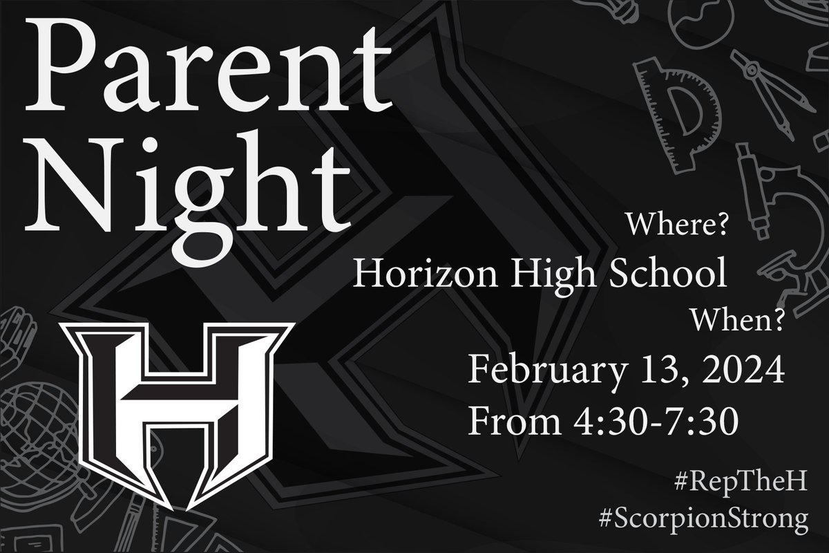 Mr0HHS's tweet photo. We're looking forward to meeting the parents of our students! #RepTheH #ScorpionStrong @ClintISD https://t.co/QgZnjO0DDV