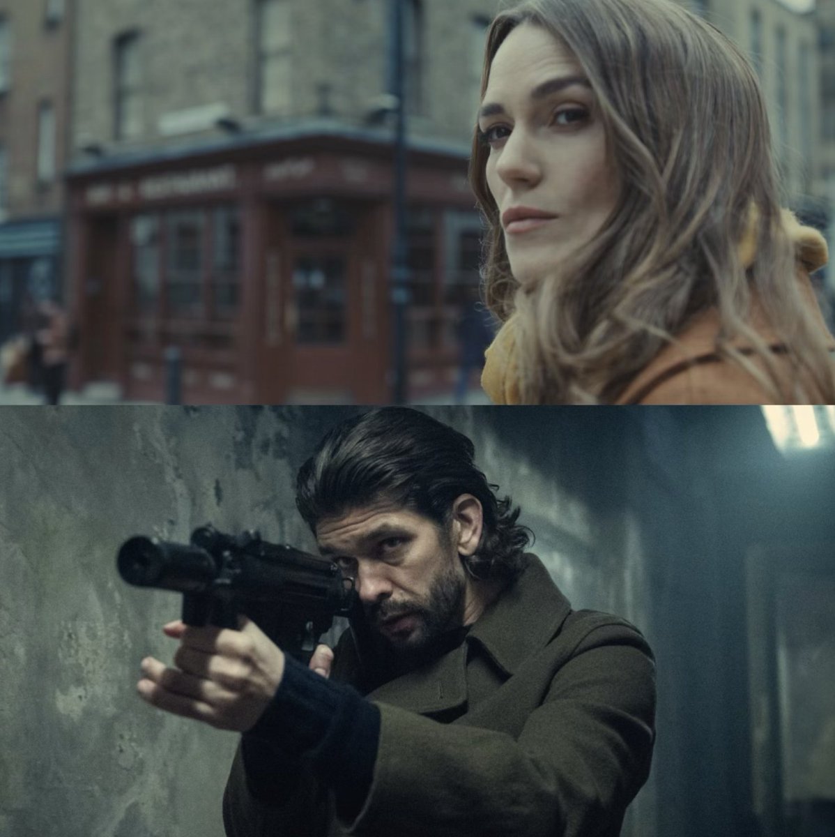 netflix's tweet photo. Keira Knightley, Ben Whishaw, and Sarah Lancashire star in BLACK DOVES.   

When a spy's secret lover is killed, an assassin is assigned to protect her life as she investigates the murder. Together they uncover a vast interconnected conspiracy that leads them to question the cost of their moral choices.