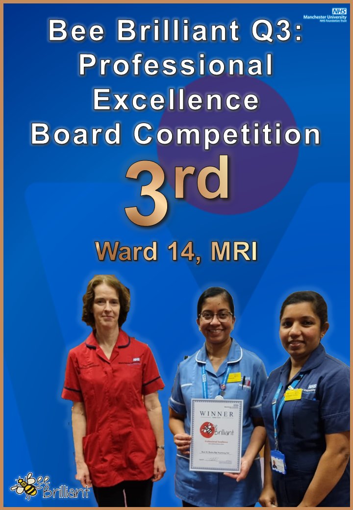 Congratulations to our Bee Brilliant Q3 board winners! These 3 areas thought long and hard about how to implement the Call To Actions, which have made a huge positive impact 🐝🌟🙌#BeeBrilliant @suelang85545212 @JimQuickMFT @himynameisjaneg @dawnpike20