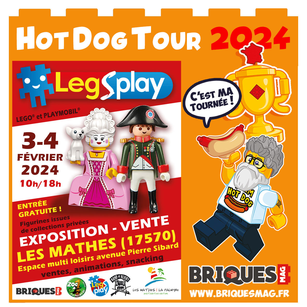 Rdv ce week-end à l'expo LEGSPLAY aux mathes #lapalmyre #lesmathes #royan #lego #legomasters <a href="/LEGO_Group/">LEGO</a>  <a href="/playmobil/">PLAYMOBIL</a>