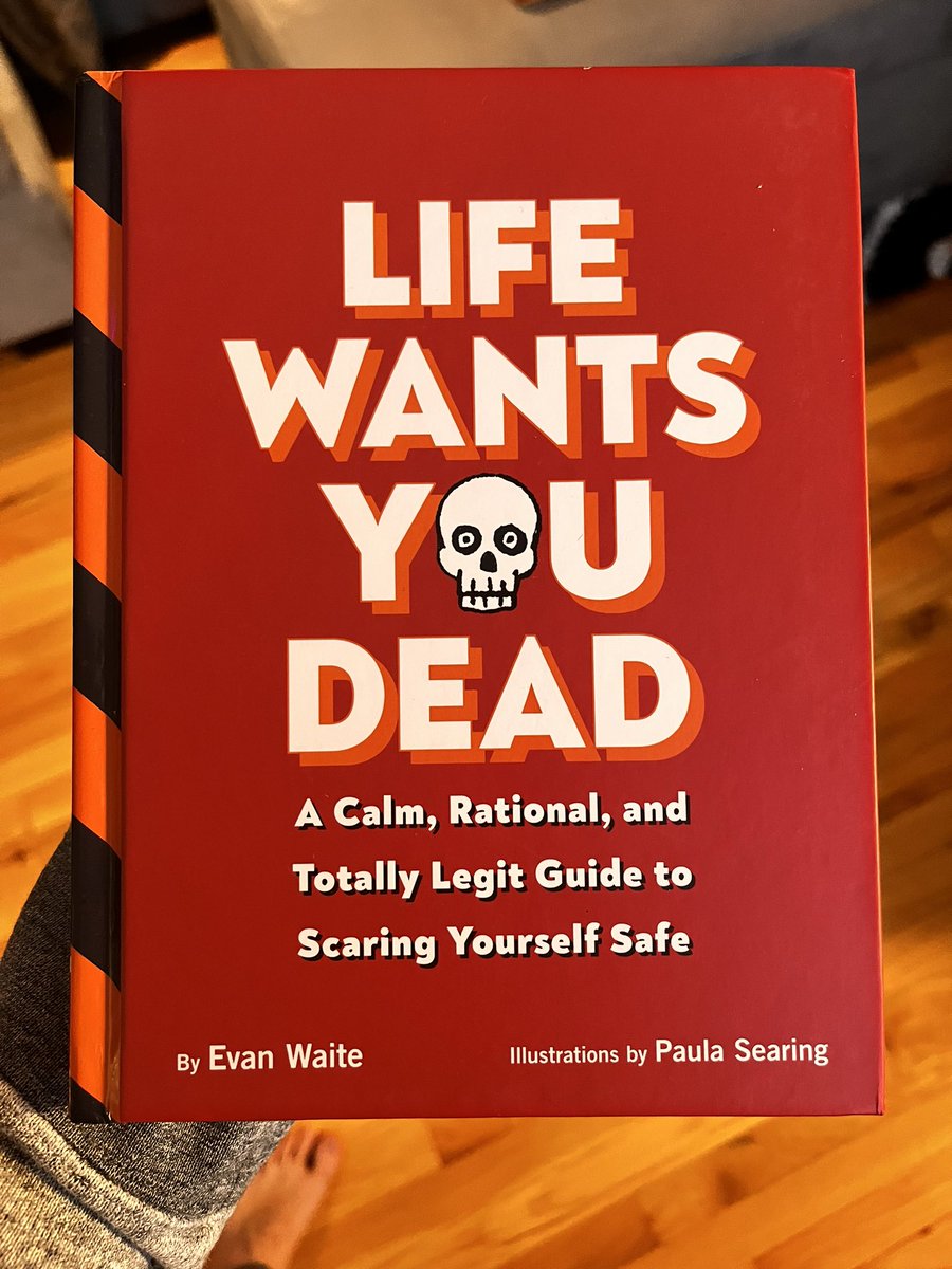 Check out my very funny friend Evan Waite’s (@TheOhBits) new book “Life Wants You Dead” - coming out April 16th, pre-orders available now via Amazon! 💀💀
