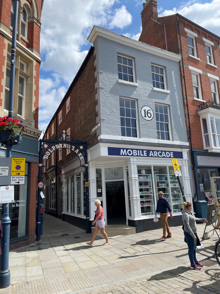What a difference! Before and after of the old Millets store in Boston, a great demonstration of the difference investment from the <a href="/BostonTownscape/">Boston Townscape Heritage Project</a> scheme has made to Dolphin Lane.