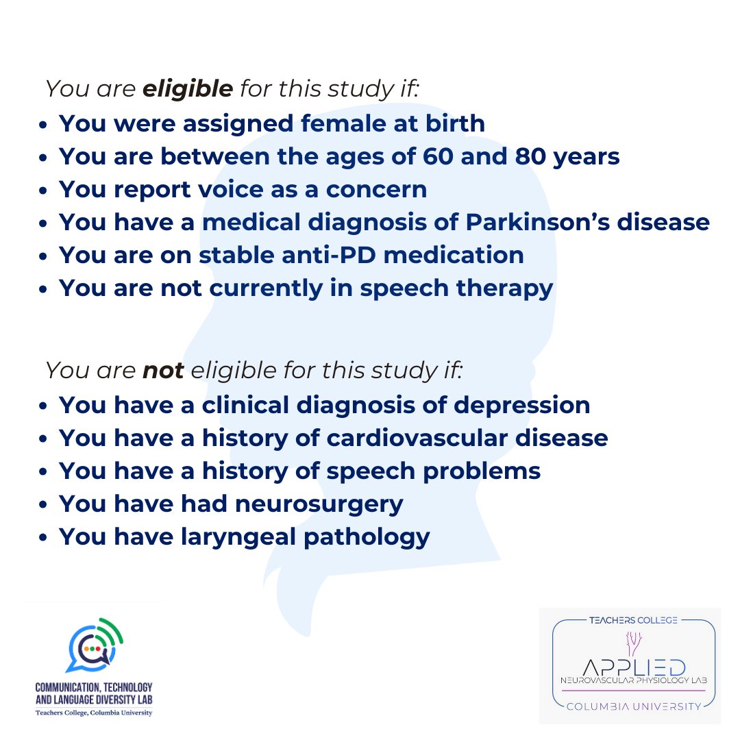 Exciting new update from our lab! We are actively looking for participants for this study that looks at social connectedness and heart health in women who have Parkinson's disease. Please contact us for further inquiries. #womenwithparkinsons #parkinsons #hearthealth #research