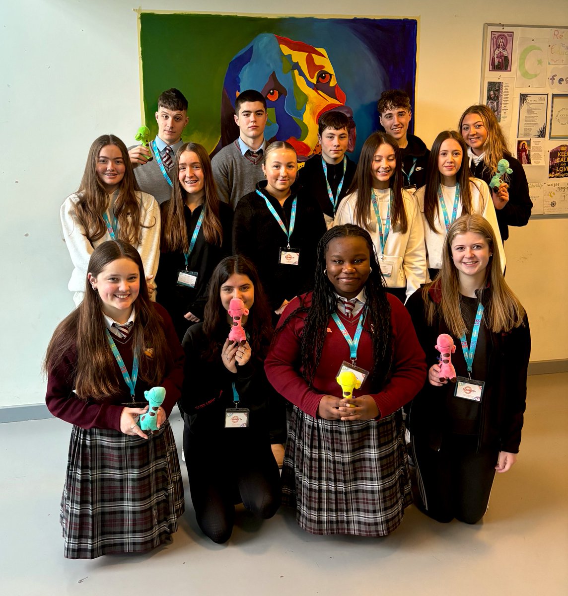 Exciting news! Introducing the newly formed TY mentors at Scoil Dara. 🌟 Committed students working with 2nd years to spread the restorative practice message, offering friendship and support. Thank you Ms Glennon for coordinating events .