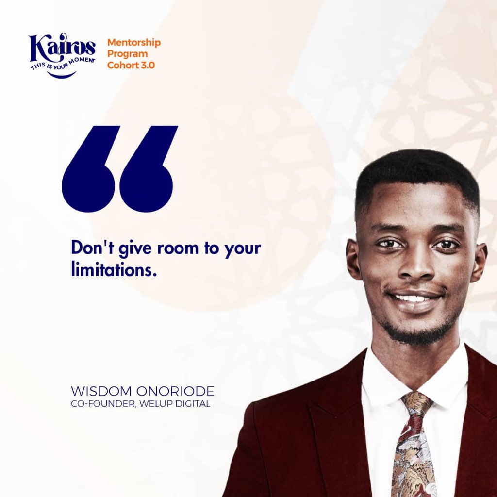 Thekairoshq's tweet photo. @WisdomOnorm served us premium content at the Kairos Mentorship Program 3.0

Here are some excerpts from his session. 

#thekairoshq
#kmp24
#kairosmentorshipprogram https://t.co/VIcVLIMa7s