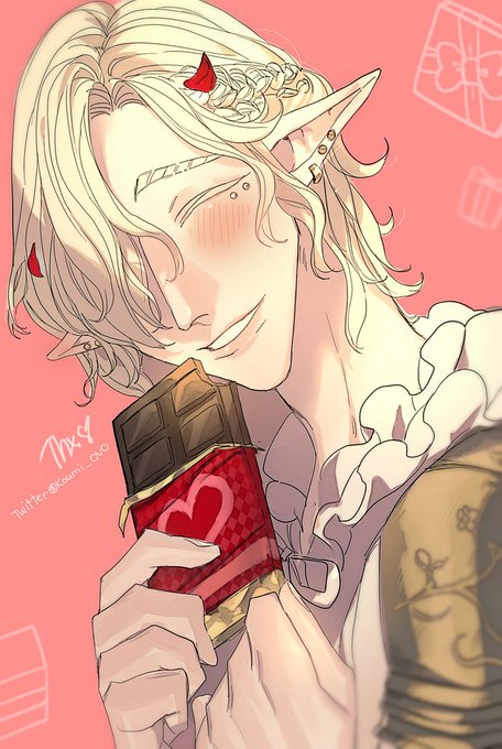 「blonde hair chocolate bar」 illustration images(Latest)