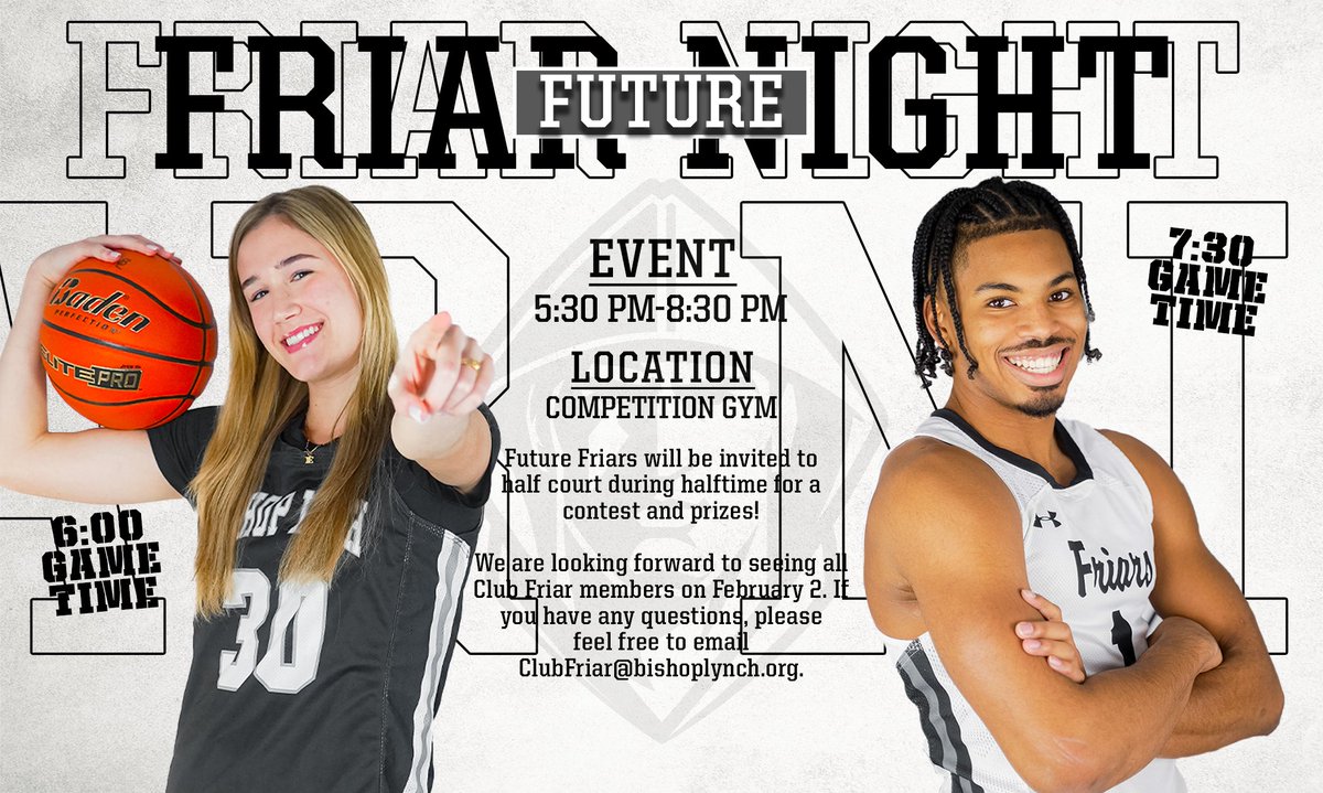 HOPE TO SEE YOU TOMORROW, #FutureFriars!!! #GoFriars 🖤🤍