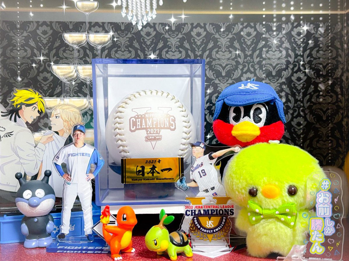 mi__a_e__mi's tweet photo. 2023年2月1日スタート🌟

たくさんのぬいぐるみ、フィギュア等が所属事務所の枠を超えて仲良く暮らす「めめ’s ぬいぐるみ王国」

ぬい撮り＆オモ写メイン💓

ガチャ、クレゲ、100均等購入記録📝

石川雅規投手の入団をきっかけに #スワローズ ファン⚾️
吉田輝星投手も応援📣

よろしくお願いします✨ https://t.co/K8YdIEEdHY