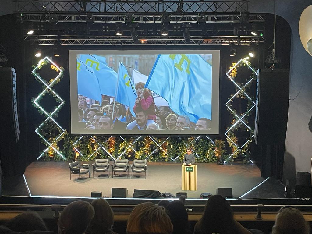 - The Ukranian war - This is the war between the lies and the truth. People will learn the truth because of the work of Ukranian journalists, says @SMusaieva from @pravda_eng on the #NoradConference2024 #NoradKonferansen