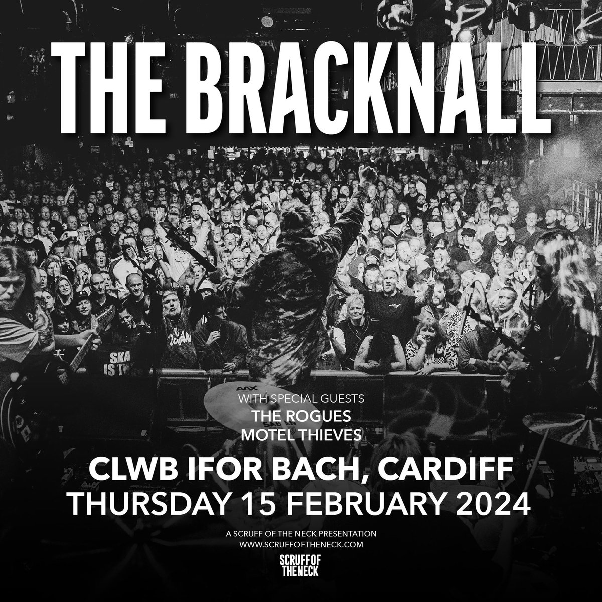 Our first show of the year is fast approaching and tickets are flying out quicker than sam’s new set of wheels 💨 - you’ve got two weeks left!! We are heading back to @ClwbIforBach to support @TheBracknall 🪬 Don’t miss it cardiff…