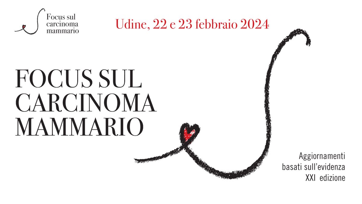 CroAviano's tweet photo. Dal 21 al 23 febbraio il XXI '#Focus sul #carcinoma mammario' metterà a confronto gli specialisti.
📌Mercoledì 21, la sessione inaugurale - aperta al pubblico (anche in #streaming) - porrà al centro del dibattito l'importanza della comunicazione.
Info 👉 https://t.co/Q9C3T2d41N https://t.co/C9VSTExvjg