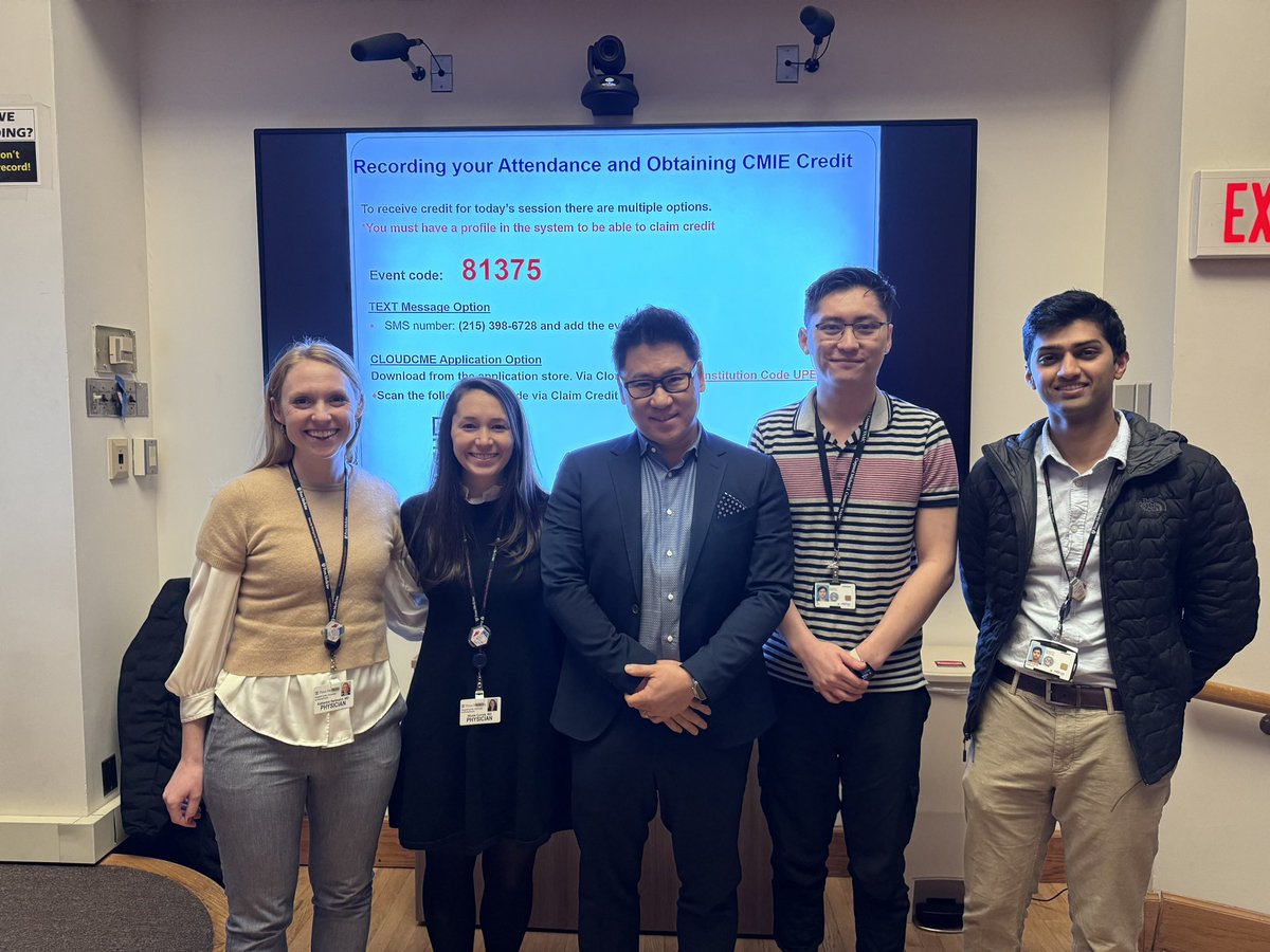 HTBAR Grand Rounds with @woojinrad !!! A former Penn rad res himself, Dr. Woojin Kim spent the day with residents sharing the fear, hype, and reality of AI!