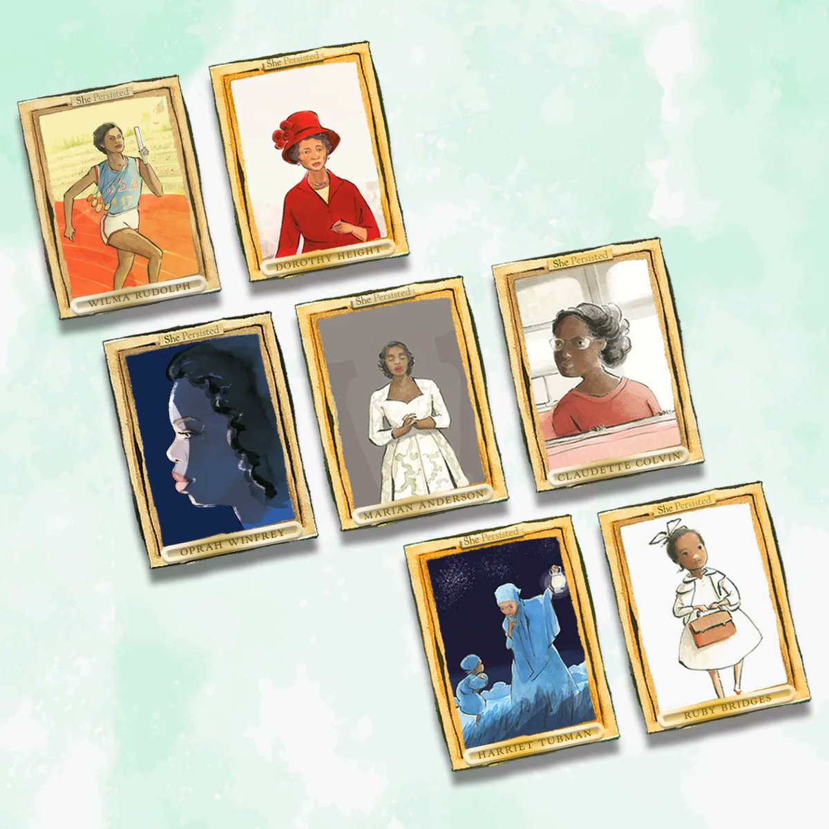 PhilomelBooks's tweet photo. It’s what the incredible Black women featured in the #ShePersistedBooks have dedicated their lives to, and we look forward to celebrating so many more stories from the Black community. #BlackHistoryMonth https://t.co/y9DjtnPHLX