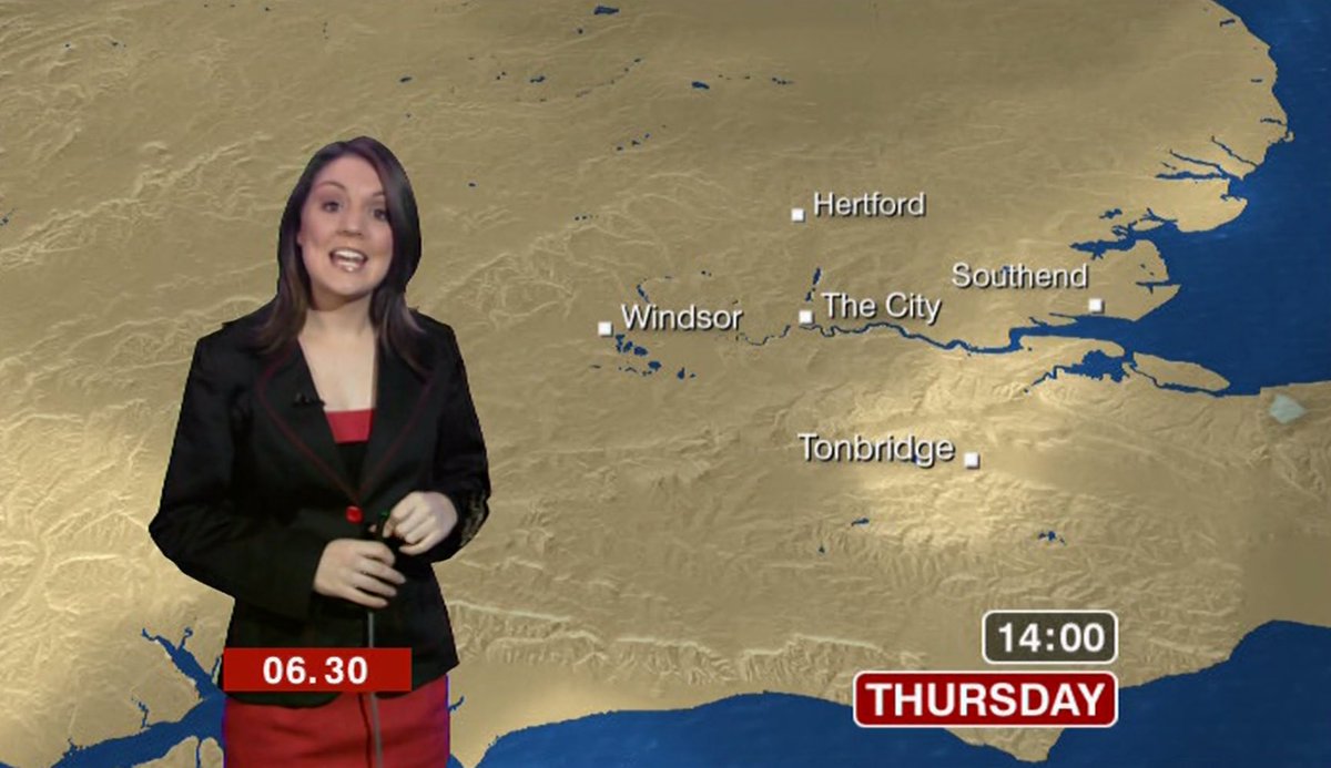 TVNewsCaps100's tweet photo. #ThrowbackThursday
@Lauratobin1 (@bbcweather-@BBCLondonNews) 22/11/2007
📺📺📺📺📺📺📺📺📺📺📺📺
Possibly one of Laura’s first weather bulletins. https://t.co/I7EDm37wdg