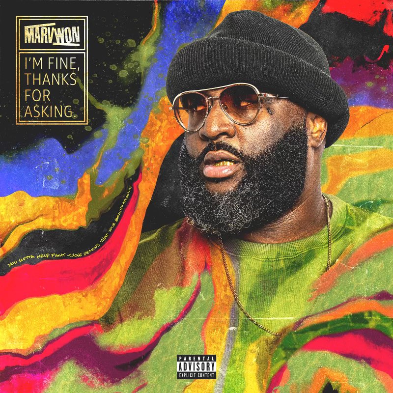 marvwon's tweet photo. With the help of @MelloMusicGroup, i present to you my new album…

“I’m Fine, Thanks For Asking.”

I’m SUPER proud of this one.

Go run my new single with @Phillyfreezer, “Roc Nation Brunch” up on all streaming platforms!!!

RT!!!! https://t.co/kkXm4CiMSB