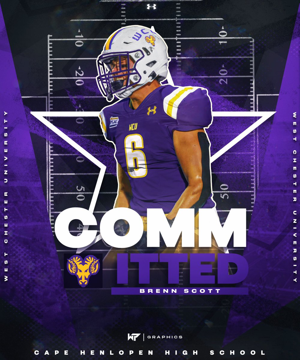 I have been blessed with the opportunity to announce that I have committed to continue my academic and athletic career at West Chester University! First, I would like to thank God for giving me guidance, ability and strength. I would also like to express my gratitude to my