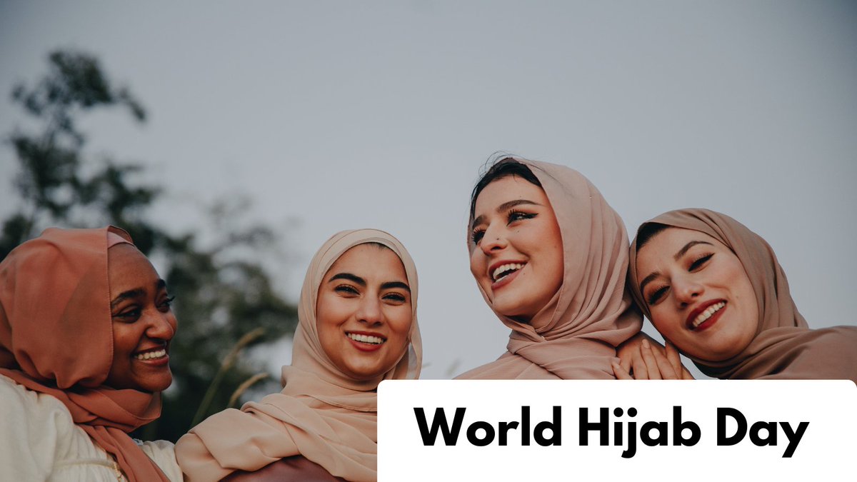 RegionofDurham's tweet photo. February 1 is World Hijab Day. Today, we honour the courage and identity of Muslim women who choose to wear the hijab. Let’s celebrate personal choice, respect religious expression and champion cultural diversity. #WorldHijabDay #RespectChoice https://t.co/NRJmV9TS4R