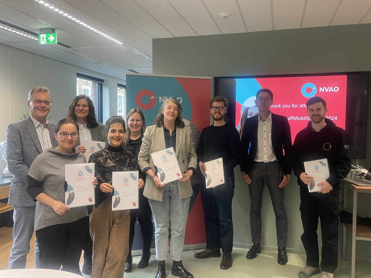 Last day of the #NVAOStaffMobilityWeek2024. The participants engaged in workshops about NVAO's Appreciative Approach and internal quality assurance. Thanks for all the engaging discussions! Goodbye and save travels  #NVAOStaffMobilityWeek2024