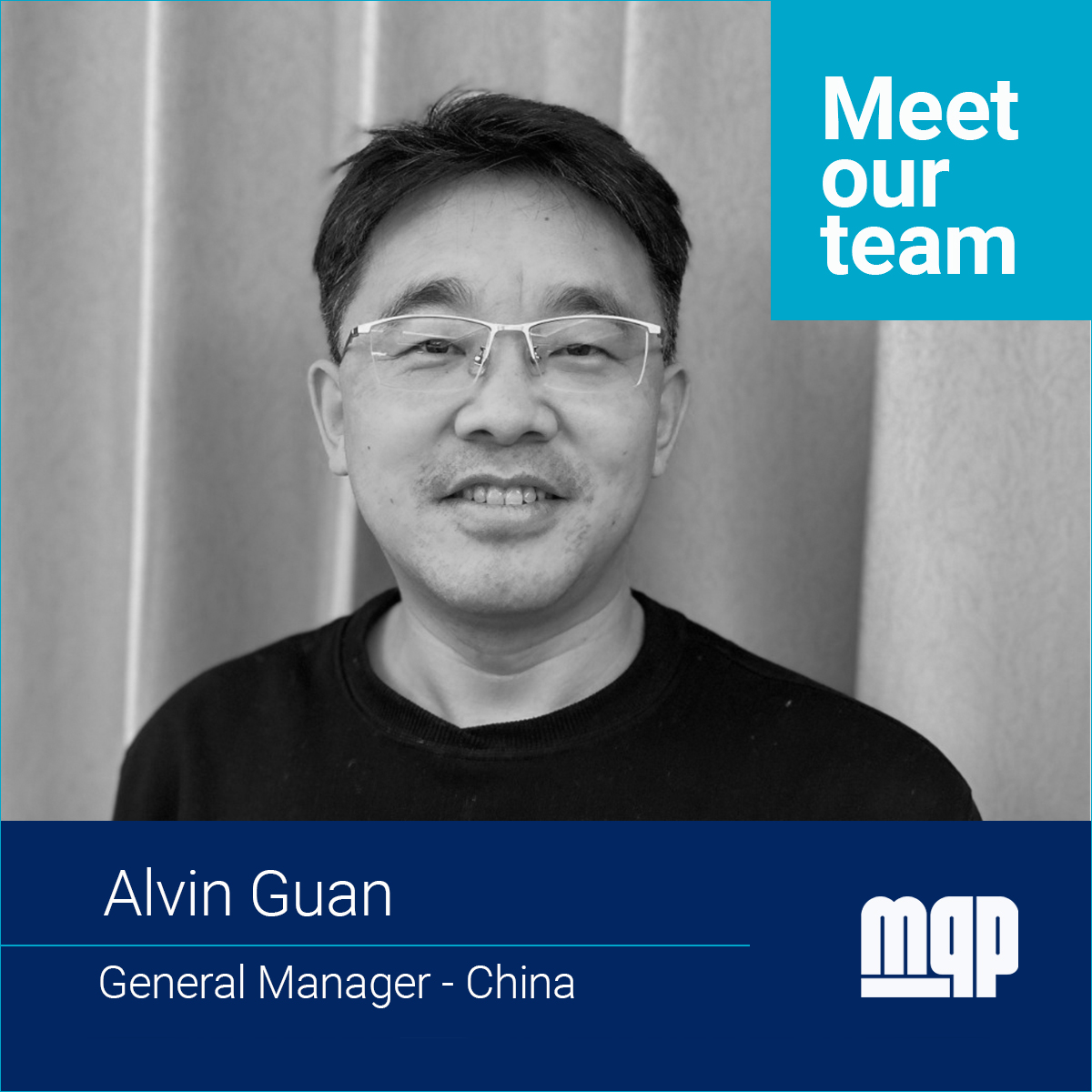 LimitedMqp's tweet image. MEET OUR TEAM
Alvin Guan , MQP China’s General Manager, has worked in the grain refiner industry since 2009, joining #MQP #China in 2018. He is responsible for business development around MQP’s #Optifine high efficiency #grainrefiner range in the Chinese market.