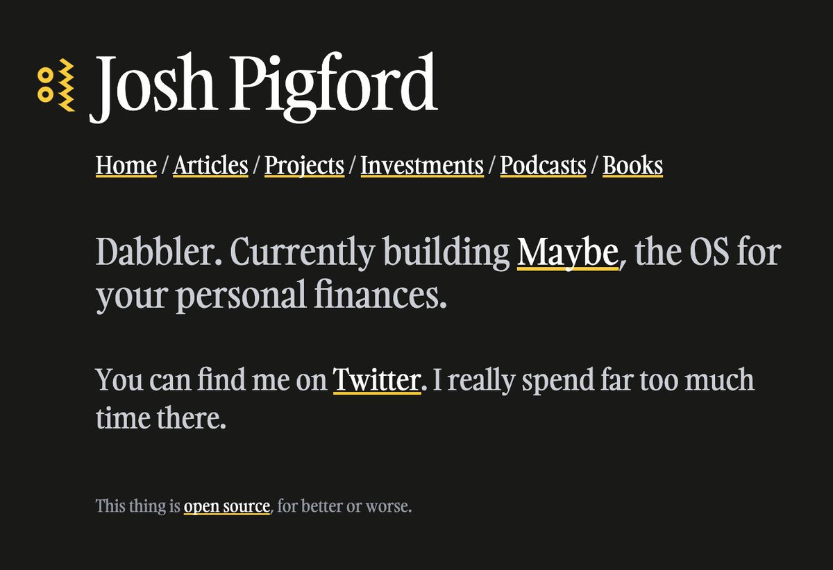 Josh Pigford tweet media