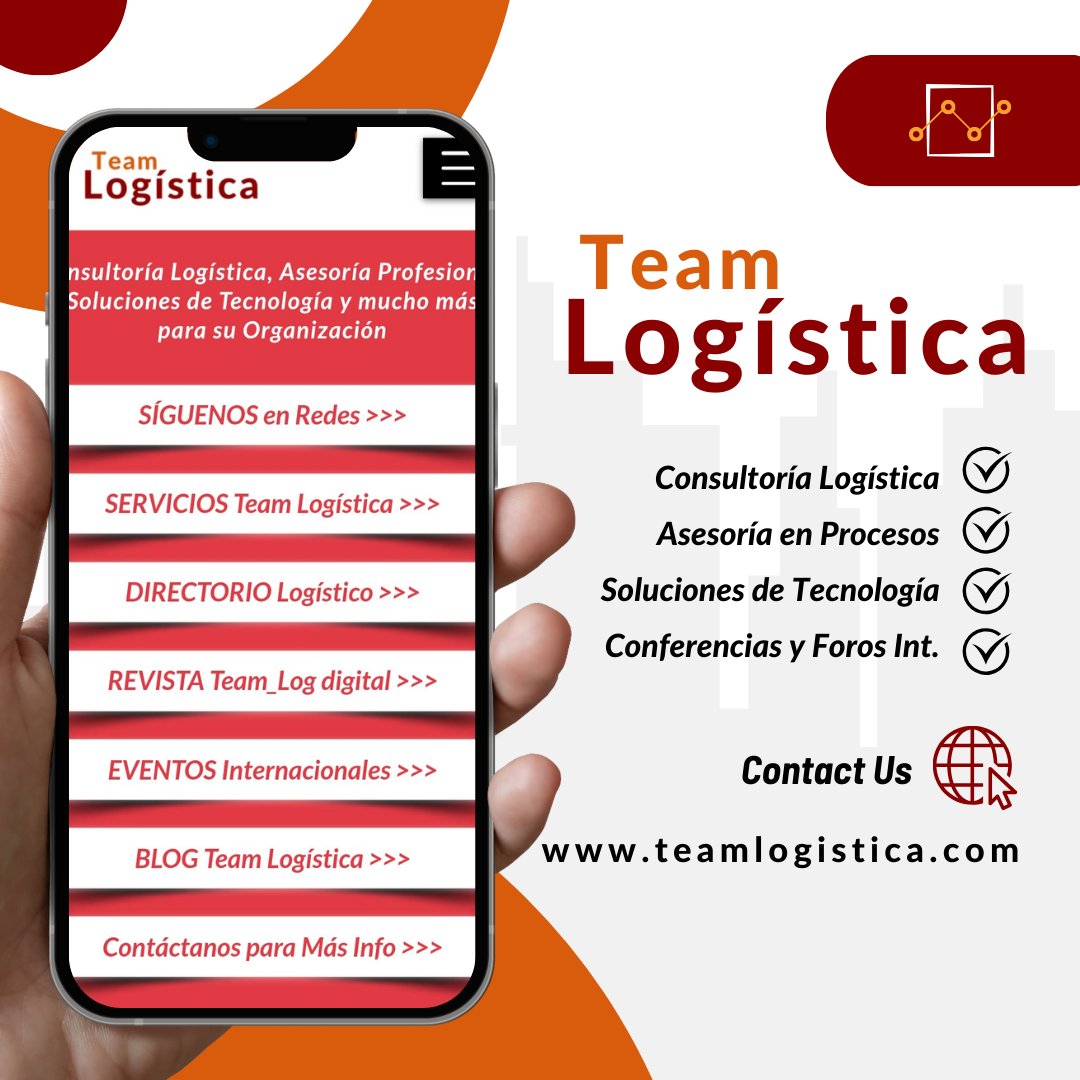 📈  Servicios profesionales @TeamLogistica 🤝

Consultoría logística, Asesoría en Procesos, Soluciones de Tecnología para la Cadena de suministro, y Mucho más.

[ Todo en un Mismo Lugar ]

👇
teamlogistica.com

#logistica #emprendimiento #network #emprendedor #empresas
