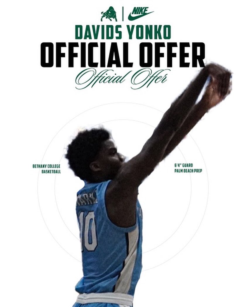 Congratulations to <a href="/Davidsyonko/">Davids yonko</a> for receiving an offer from @Bethany_MBB 🏝️🦈