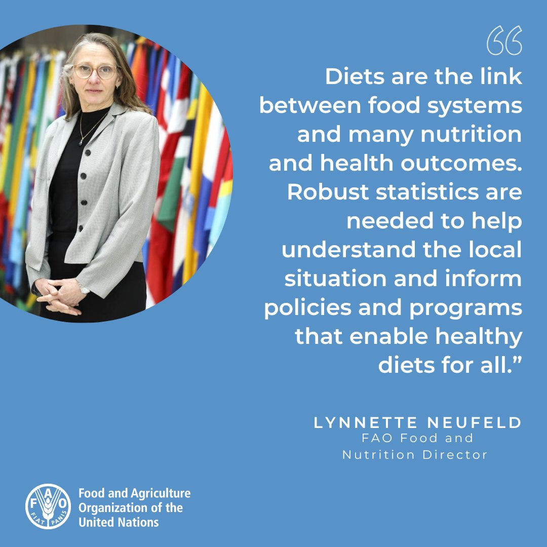 FAOSocioEcon's tweet photo. .@FAO launched a 🆕 #FAOSTAT domain focused on statistics from dietary data

Read the press release &amp; explore the FAOSTAT domain on food and diet for yourself👇

🗞️https://t.co/ZAq0z3vsmZ

📊https://t.co/Vso24mLOtf https://t.co/Fm4bOa6o4j