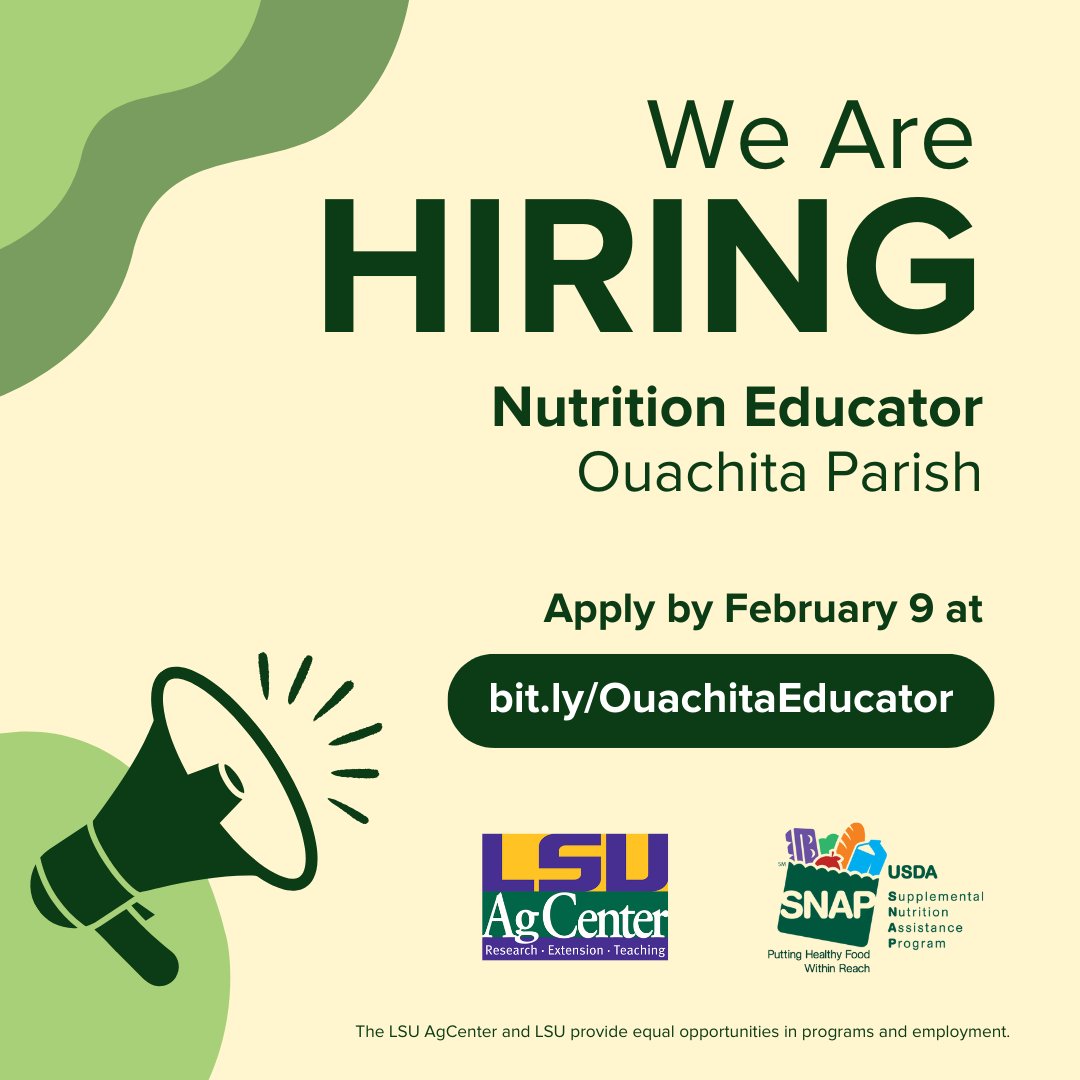 LSU AgCenter Healthy Communities tweet media