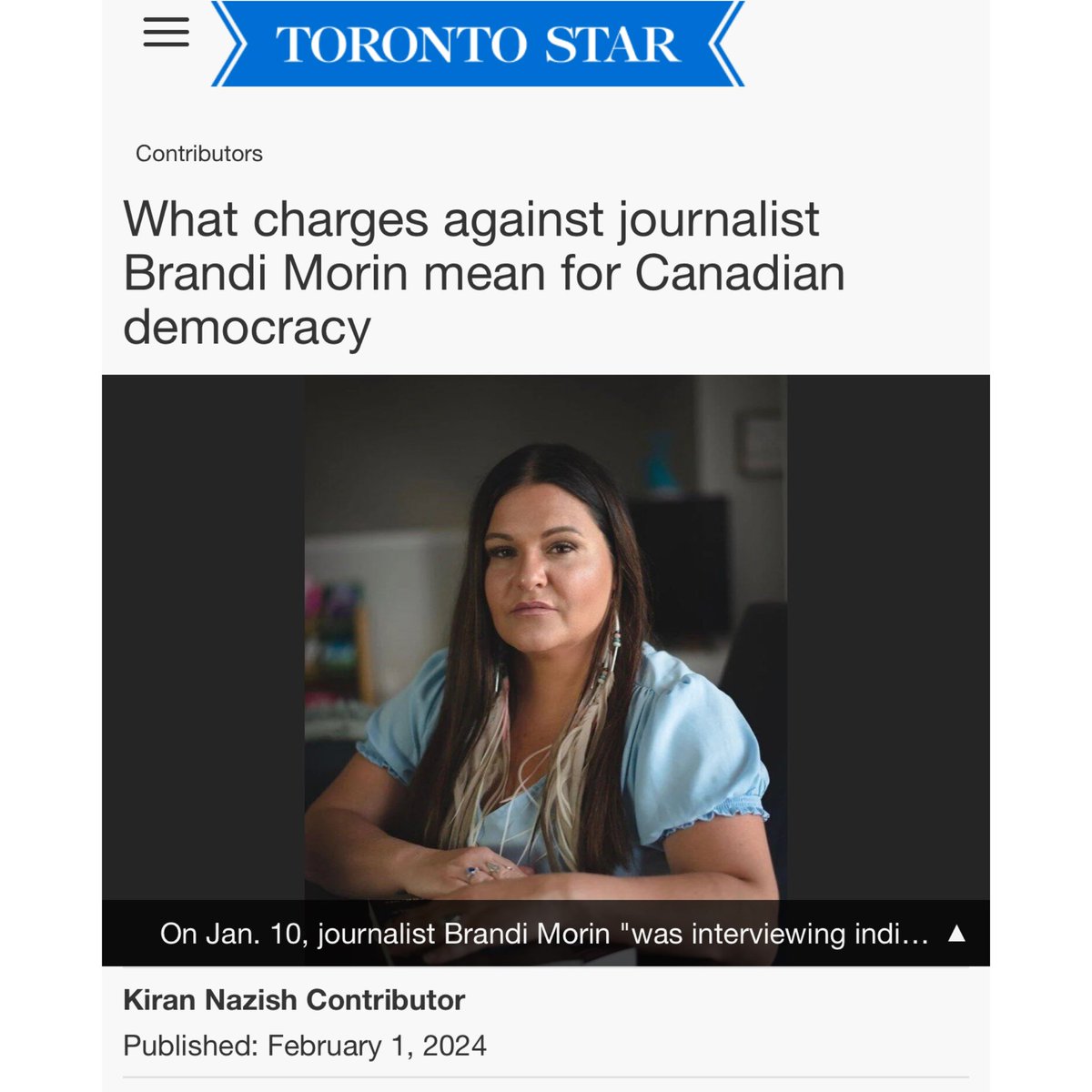 By @kirannazish “When it comes to police intimidation, impediment or arrests, we notice a consistent thread: number of journalists covering Indigenous stories and climate change-related stories dominate the chart. Brandi Morin has been targeted by RCMP and police on multiple…