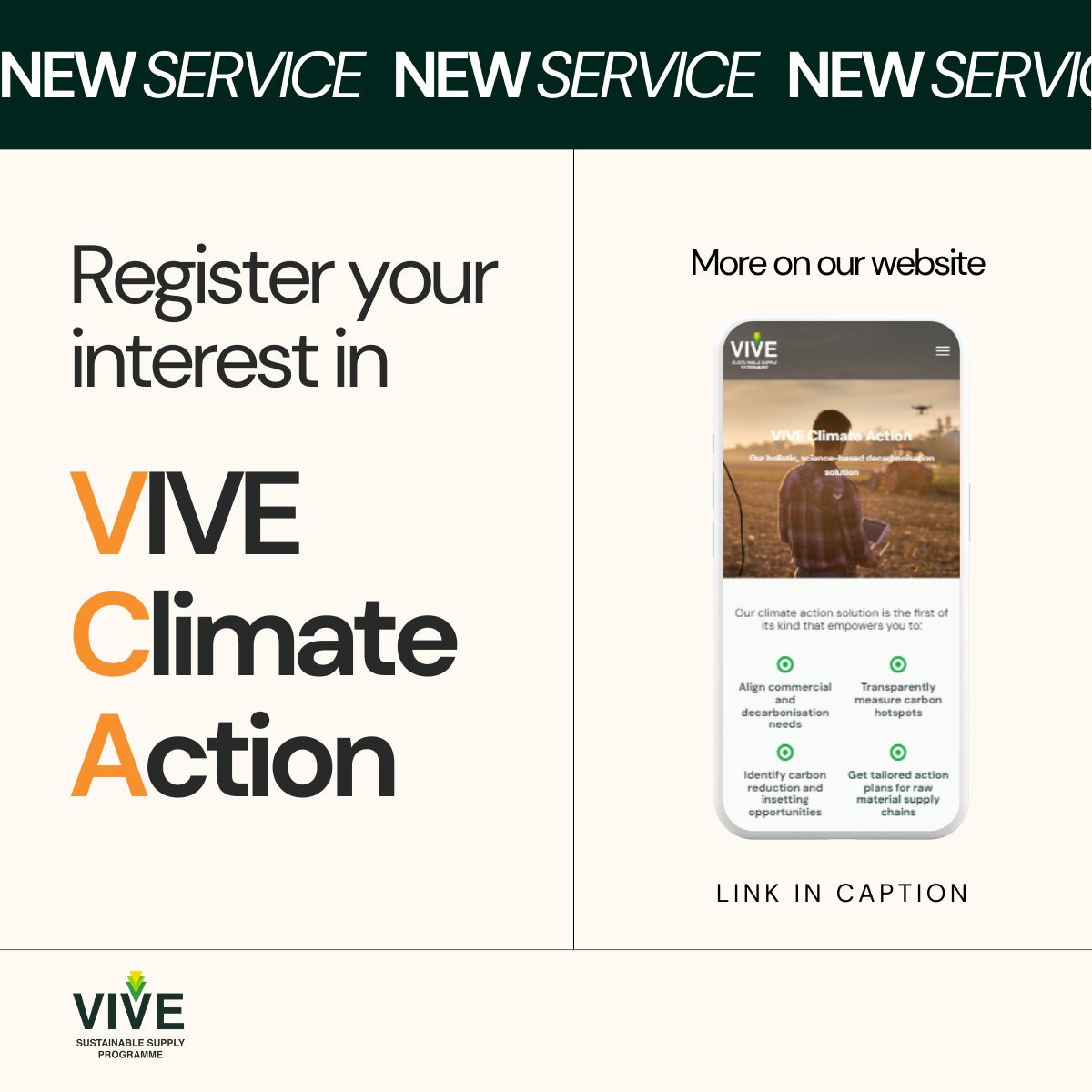 ❇ Exciting news: we've official launched VIVE Climate Action (VCA), our holistic, science-based decarbonisation solution for raw materials supply chains! Learn more and contact us on our website ow.ly/BAsi50QwLbz