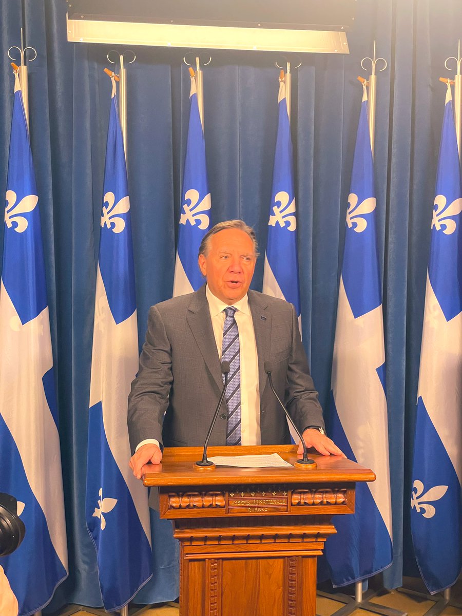 Financement des partis: François Legault annonce que la CAQ va désormais renoncer à toute forme de contribution dite « privée ». « C’est trop important pour moi l’intégrité » dit le Premier ministre. Donc plus de cocktails de financement. #polqc #assnat