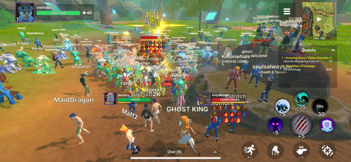 hack1ge's tweet image. I&apos;ve had dreams for 20 years of this type of moment....

World of Kogaea - Web3 MMO (@KryptomonTeam)
First World Raid Boss
~130 Players
150,000 HP
14 Minutes
iOS/Android/PC

Web2 gaming is now on notice - Web3 games aren&apos;t going to be boring, low quality, ponzi games forever. 99%…
