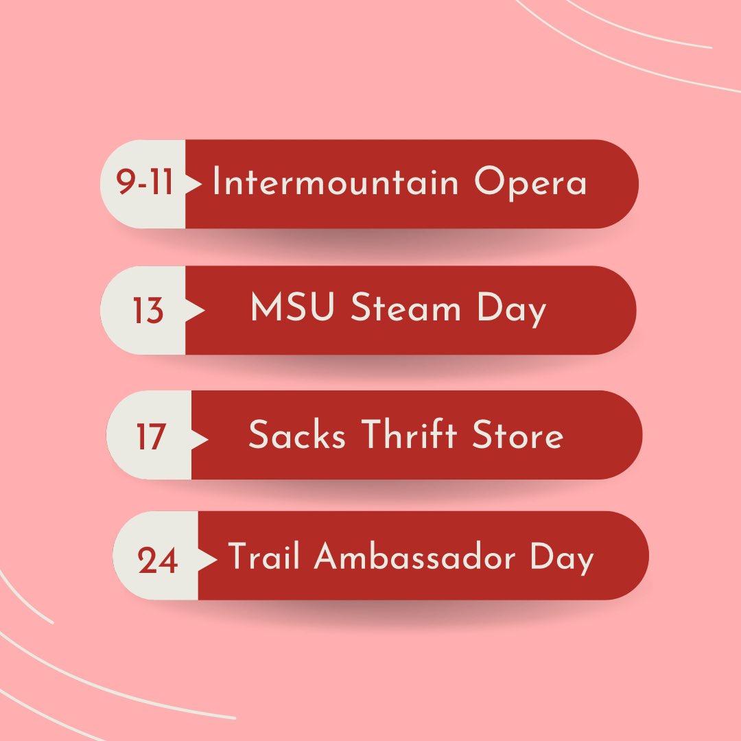 AMAMontanaState's tweet photo. Happy February! We have lots of volunteering opportunities for you this month to rack up those points towards ICC! Please use the link in our bio for more info and signing up. @jabsbizschool https://t.co/vUhuwHTk8H