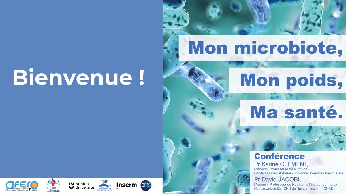 Vous n'avez pas pu être des nôtres le 17 janvier pour la conférence "Mon microbiote, mon poids, ma santé" ? Nous vous offrons le replay ! ⬇️⬇️⬇️
youtu.be/H0FKT9_oSzI?si…
<a href="/davidjacobi37/">hhj</a> @ClementLab <a href="/AFERO_obesite/">AFERO</a>