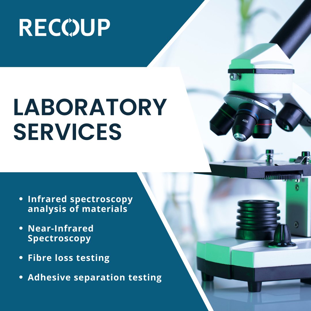 Recoup_UK's tweet image. The RECOUP lab can help businesses meet the requirements of accreditations and certifications by assessing and providing feedback on the composition of many different packaging formats. Get in touch with us at enquiry@recoup.org to find out more

#CompositionAnalysis