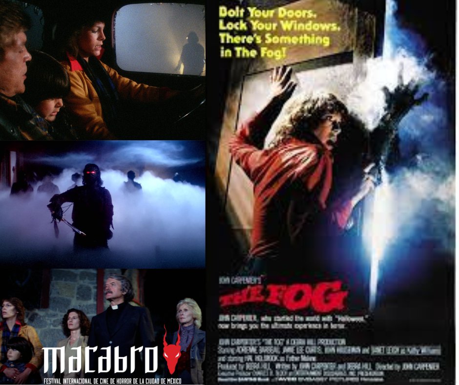 MacabroFICH's tweet photo. Ya es febrero Banda Macabra y un día como hoy llega a las salas cinematográficas de Estados Unidos “The Fog” (La Niebla) del querido John Carpenter, en 1980. 😈
#thegog #carpenter #horrorfilms #horrormovies #MacabroFICH https://t.co/iTRLPIyFyo