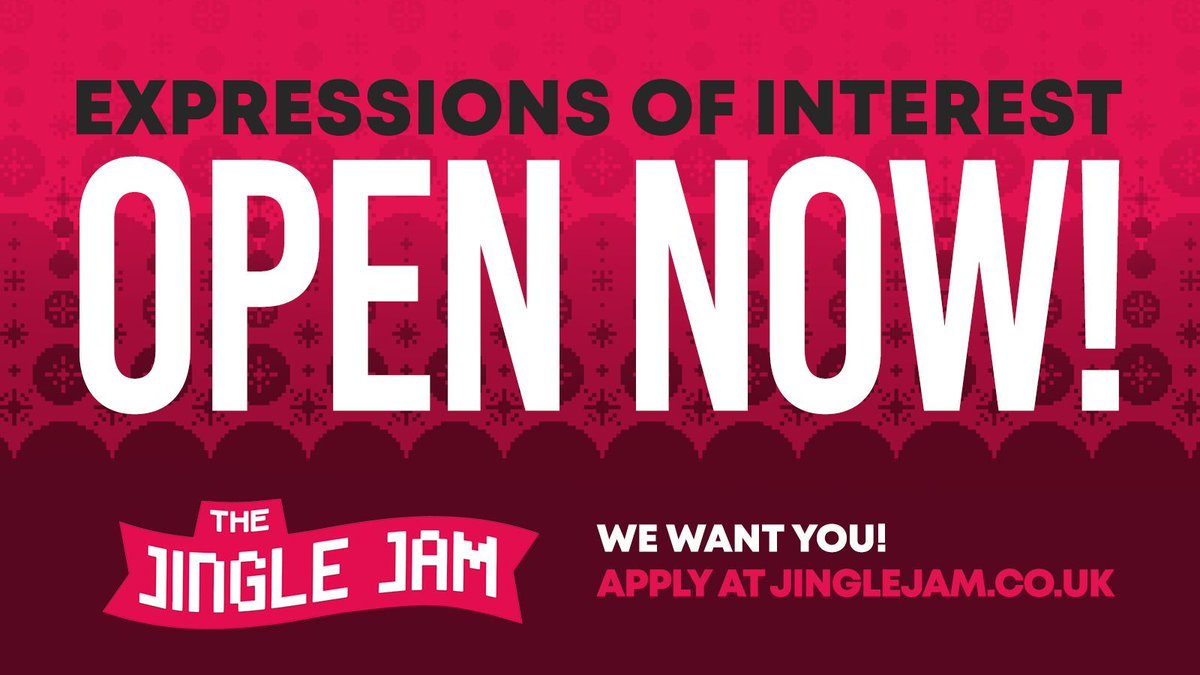 Charities, it's that time of year again—we want YOU! We've officially started accepting Expression of Interest forms to be considered as one of our 2024 Jingle Jam charities. To access the form, application criteria, and general information visit: jinglejam.co.uk/2024-applicati…