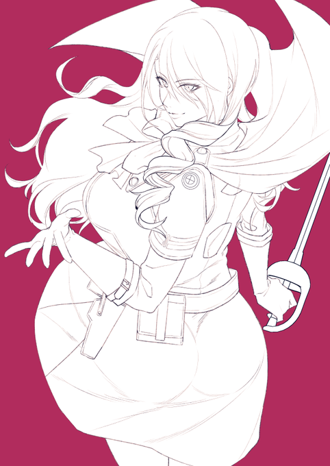 1時間ではココまでしか描けませんでしたー!色々間に合わなかったー!けど発売おめでとうー!!!!!!美鶴先輩に会いに行くぞー!!!!!!  #P3Rいよいよ発売 #P3R 