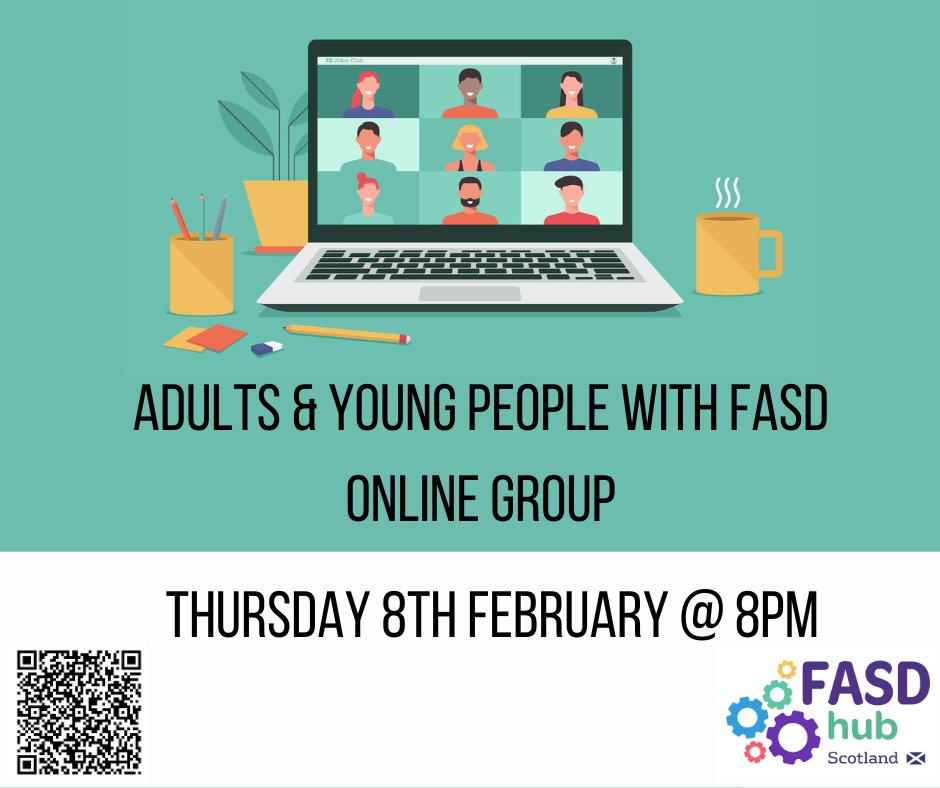 FasdhubScotland's tweet photo. If you are over 16, come and join our new group led by Carol. Our first meet up is on Thursday 8th Feb at 8pm.
For more info and to register, click here: https://t.co/No6IMyr3RQ https://t.co/i7COfdPKda
