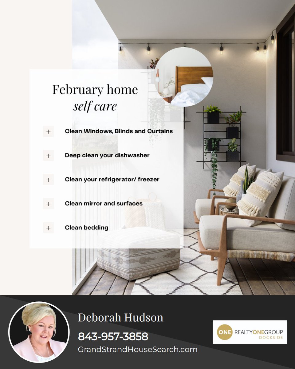 DeborahHud59800's tweet image. February&apos;s the perfect time for a home refresh. 
Give your space the attention it deserves this month and enjoy the uplifted atmosphere you&apos;ve created.
#homecare #homecleaning #homechecklist #cleanhome #hometips